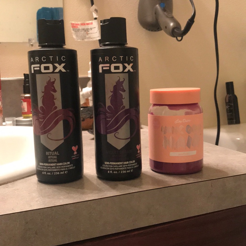 Arctic Fox and Unicorn Hair dye